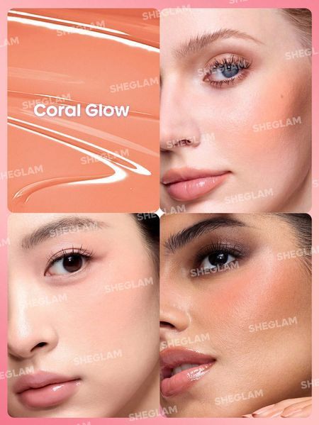 Жидкие матовые румяна Sheglam Color Bloom Liquid Blush-Coral Glow 275/85963 фото