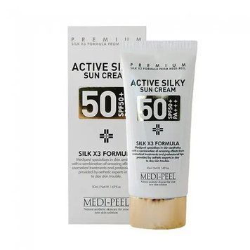 Солнцезащитный крем Medi-Peel Active Silky Sun Cream SPF50+/PA+++, 50 ml 429нрг фото