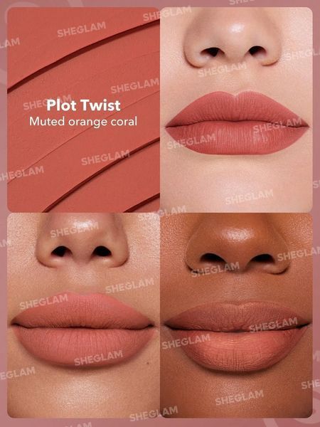 Матовая помада Sheglam Dynamatte Boom Long-Lasting Matte Lipstick Plot Twist 210нрго фото