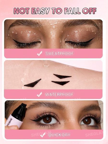 SHEGLAM Insta-Wing Heart Stamp Eyeliner двостороння підводка для очей 499/230/88963 фото