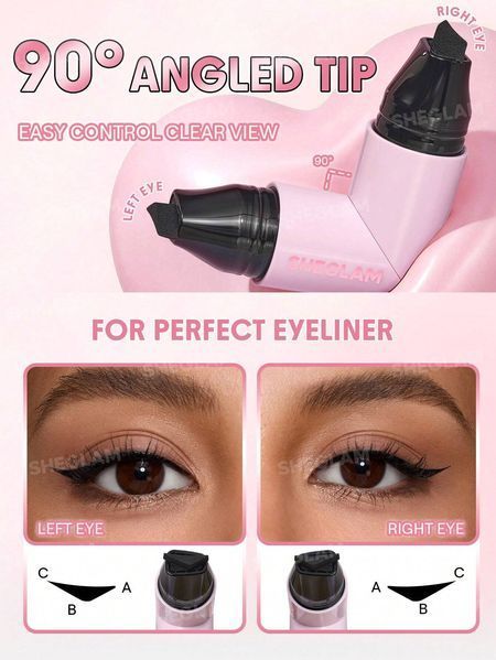 SHEGLAM Insta-Wing Heart Stamp Eyeliner двостороння підводка для очей 499/230/88963 фото