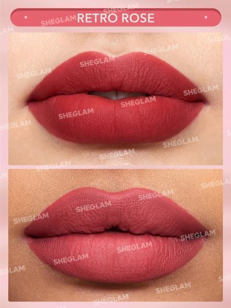 Матова помада SHEGLAM Matte Allure Lipstick &mdash; Retro Rose 220нрго фото
