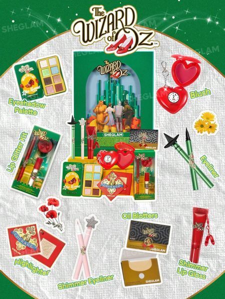 Подарунковий набір для макіяжу Sheglam The Wizard of Oz Full Collection Set 8 продуктів 2700/85963 фото
