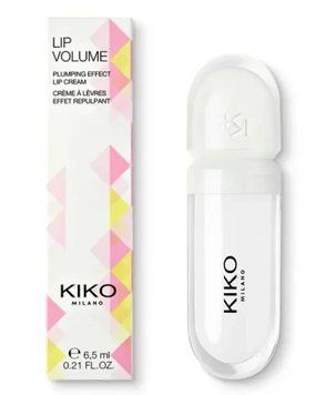 Крем для губ с эффектом увеличения объема Kiko Milano Lip Volume Plumping Effect Lip Cream 02 Transparent 330/85963 фото