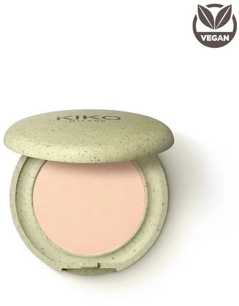 Компактні тіні для повік Kiko Milano Green Me Eyeshadow з екстрактом граната 01 Matte Beige 2 г 120нрр фото
