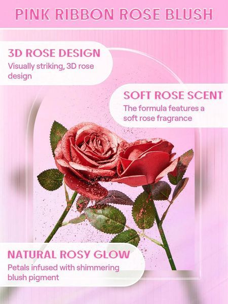 Троянда рум&rsquo;яна Sheglam Pink Ribbon Rose Blush 308rftg фото