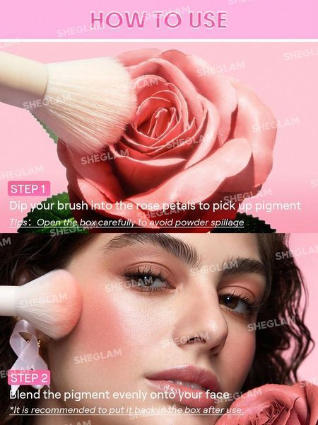 Троянда рум&rsquo;яна Sheglam Pink Ribbon Rose Blush 308rftg фото