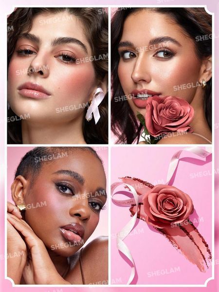 Троянда рум&rsquo;яна Sheglam Pink Ribbon Rose Blush 308rftg фото