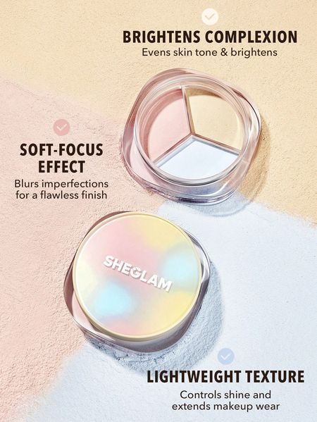 Трехцветная рассыпчатая пудра Radiance Ring 3-in-1 Correcting Setting Powder 355/85963 фото