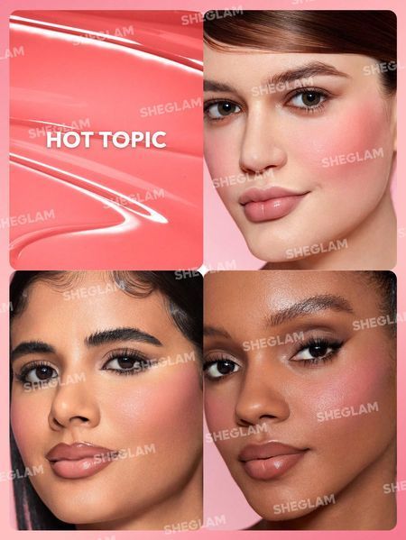 Жидкие матовые румяна Sheglam Color Bloom Liquid Blush-Hot Topic 275/85963 фото