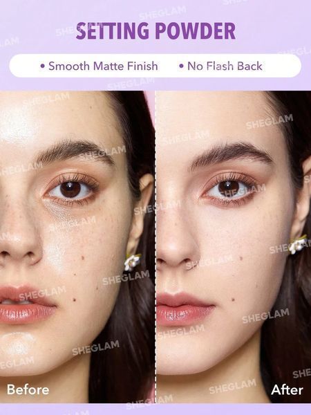 Матирующая пудра Sheglam Insta-Ready Face & Under Eye Setting Powder Duo - Taro 355/85963 фото