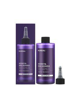 Маска для волос Kundal Honey & Macadamia Miracle Damage Care Water Treatment White Musk, 300 мл 140гонр фото
