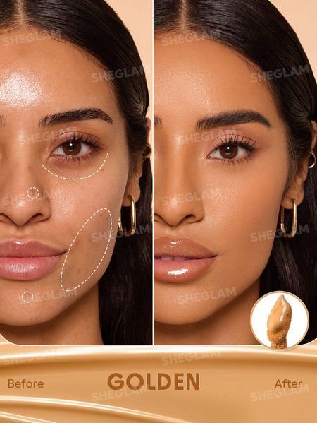 SHEGLAM Hideaway Full-Coverage Concealer Golden 499/230/88963 фото