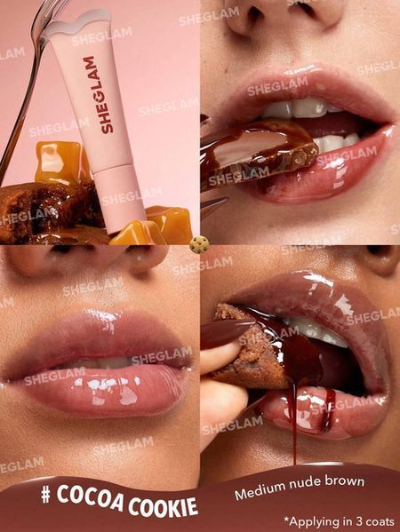 Бальзам блеск для губ Sheglam Crystal Glaze Moisturizing Lip Care оттенок Cocoa Cookie, 10 мл 270/8596 фото